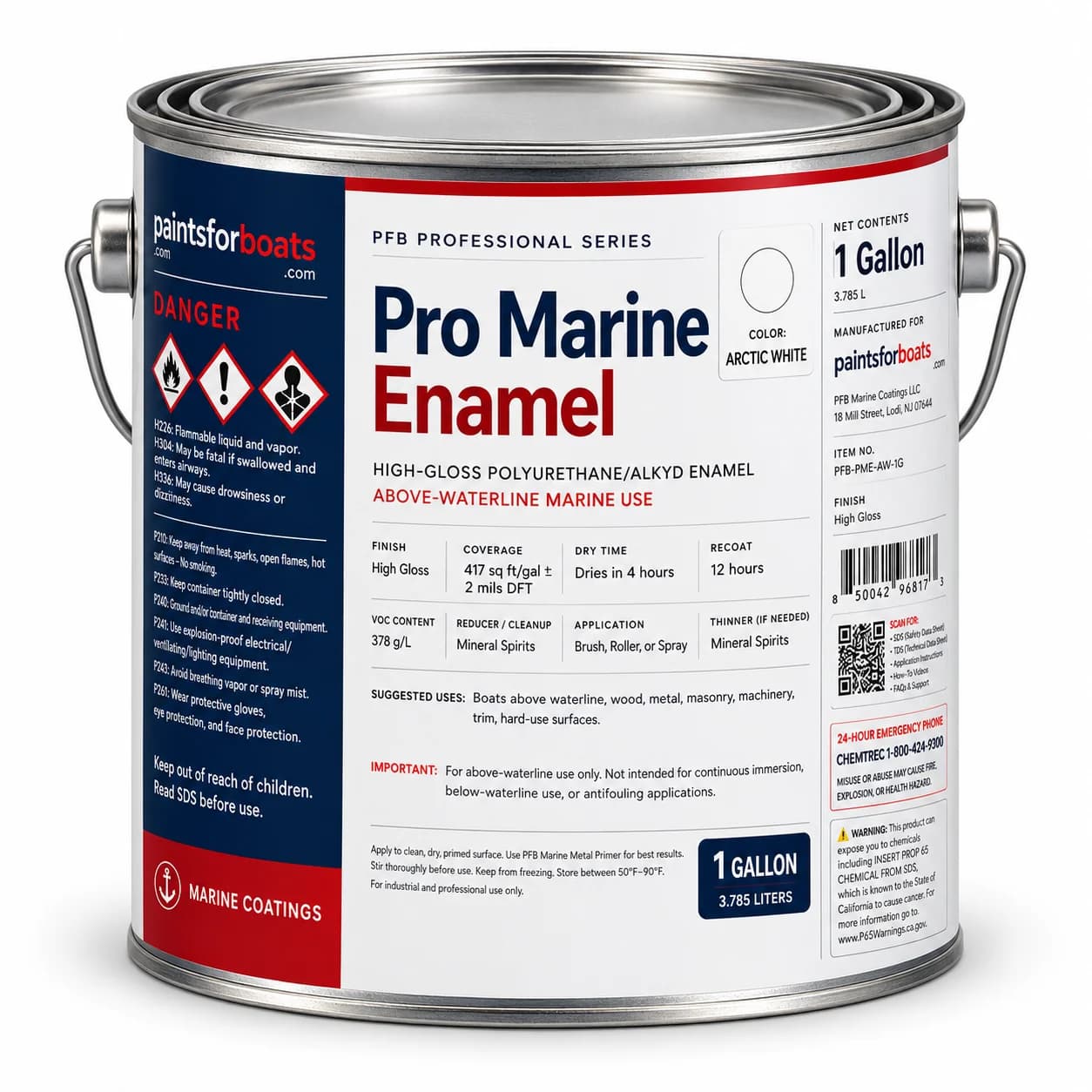 PFB Pro Marine Enamel product can